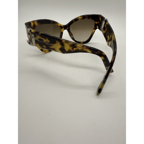 Marc Jacobs 109/S O2VCC Tortoise Brown Cat Eye Sunglasses 54-16 140 & Gucci Case - Picture 14 of 16